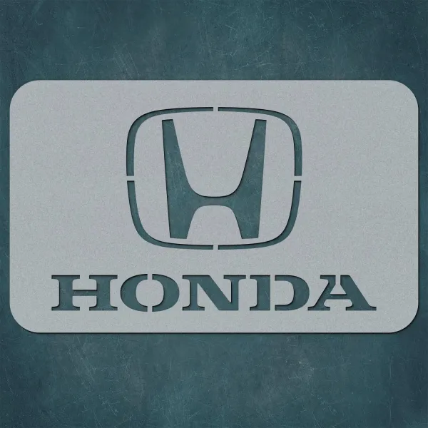 Drevený obraz - Logo značky Honda