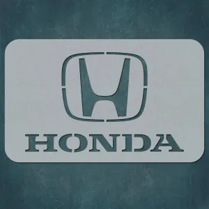 Drevený obraz - Logo značky Honda