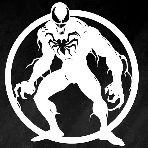 Filmový obraz z dreva - Venom