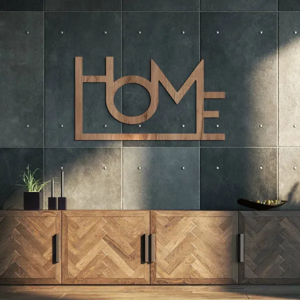 Minimalistický obraz na stenu - Home