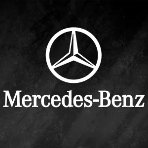 Drevená 3D nálepka - Mercedes-Benz