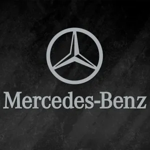 Drevená 3D nálepka - Mercedes-Benz