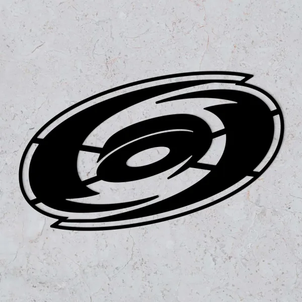 Drevený obraz - Logo Carolina Hurricanes