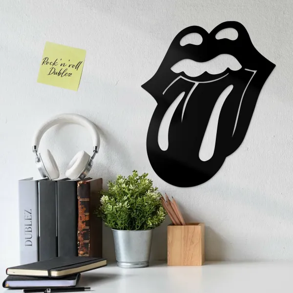 Drevený znak na stenu - The Rolling Stones