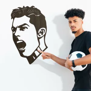 Drevený obraz - Cristiano Ronaldo