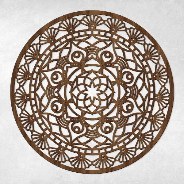Drevená mandala pokoja