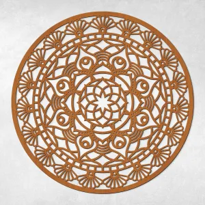 Drevená mandala pokoja