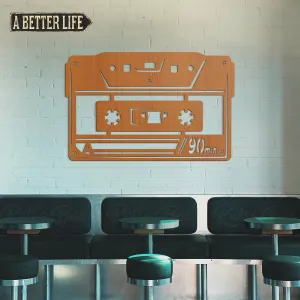 Retro dekorácia na stenu - Kazeta