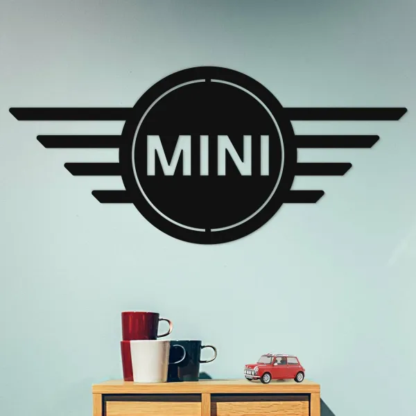 Drevené logo značky - Mini