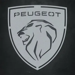 Drevený obraz - Logo Peugeot - Erb