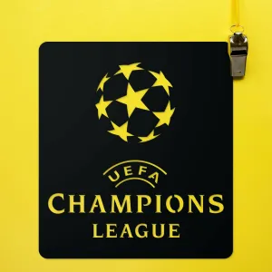 Drevený obraz na stenu - Liga majstrov UEFA