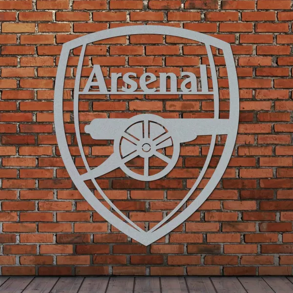 Logo futbalového klubu z dreva - Arsenal