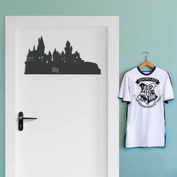 Drevený obraz z Harryho Pottera - Rokfort