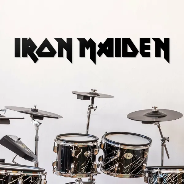 Drevené logo - Iron Maiden