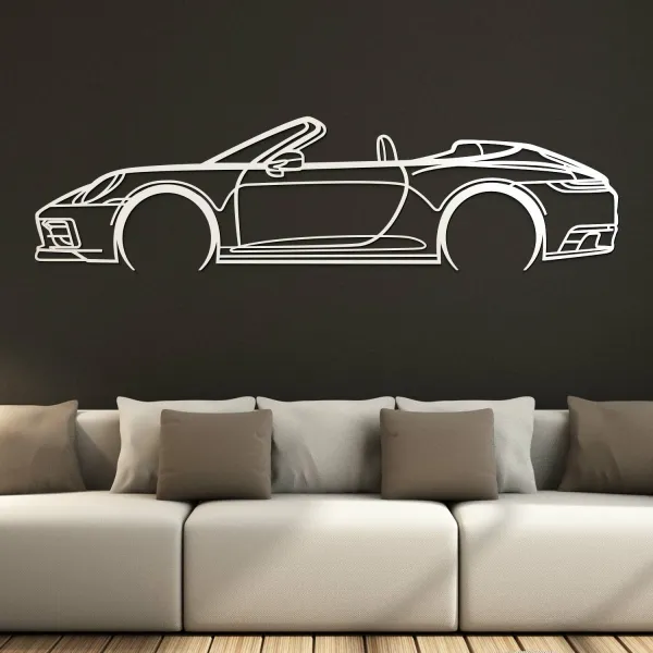 Porsche 911 - Drevený obraz