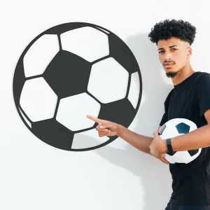 Drevený 3D obraz - Futbalová lopta
