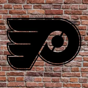 Drevené logo NHL - Philadelphia Flyers
