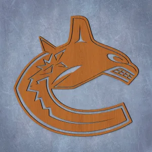 Hokejové logo na stenu - Vancouver Canucks