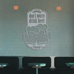 Darček pre pivára - Drevená tabuľka s nápisom