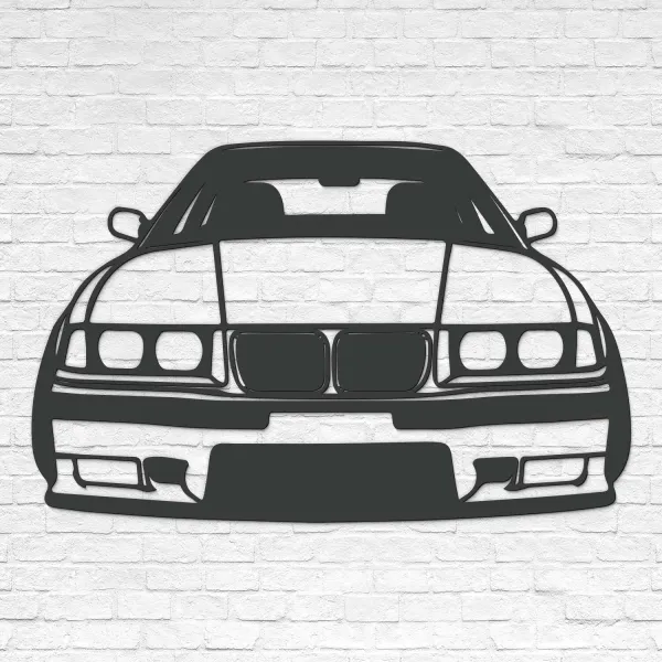 Drevený obraz na stenu - BMW E36
