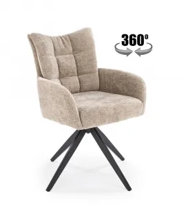Otočné jedálenské kreslo K540 Halmar Šedá