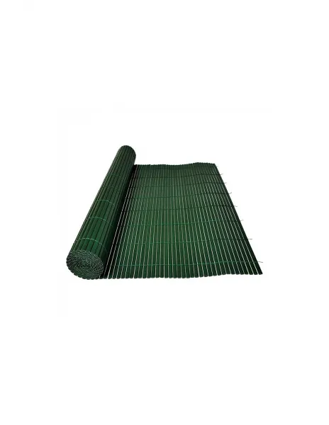 SUPPLIES PVC 2x3m Tieniaca textília  z umelého bambusu v rolke - zelená farba