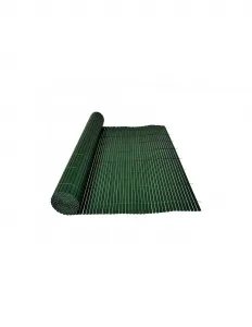 SUPPLIES PVC 2x3m Tieniaca textília  z umelého bambusu v rolke - zelená farba