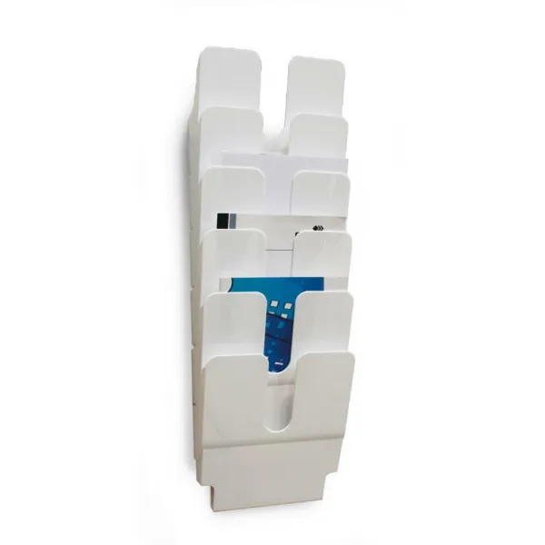 Durable Sada stojanov na prospekty FLEXIPLUS 6 A4 biela