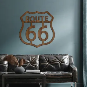 Retro obraz na stenu - Route 66