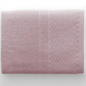 AmeliaHome Uterák RUBRUM klasický štýl 30x50 cm pudrovo ružový, veľkosť 50x90
