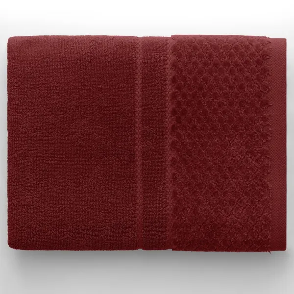 AmeliaHome Uterák RUBRUM klasický štýl 30x50 cm vínový, veľkosť 50x90