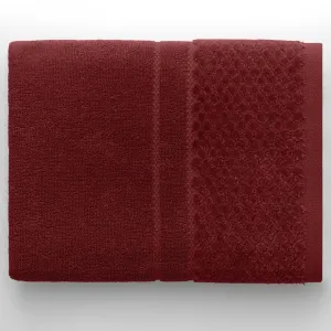 AmeliaHome Uterák RUBRUM klasický štýl 30x50 cm vínový, veľkosť 50x90