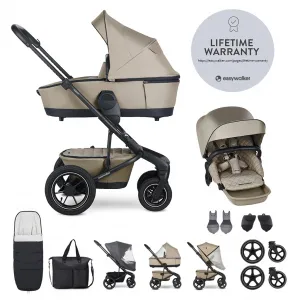 Kočík Easywalker Harvey5 Air set XXL s príslušenstvom Farba: Pebble Grey