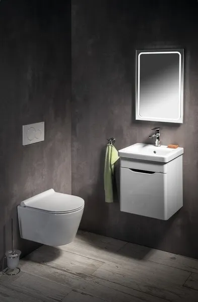 SAPHO - Zrkadlo GEMINI s LED osvetlením 400x600 GM040