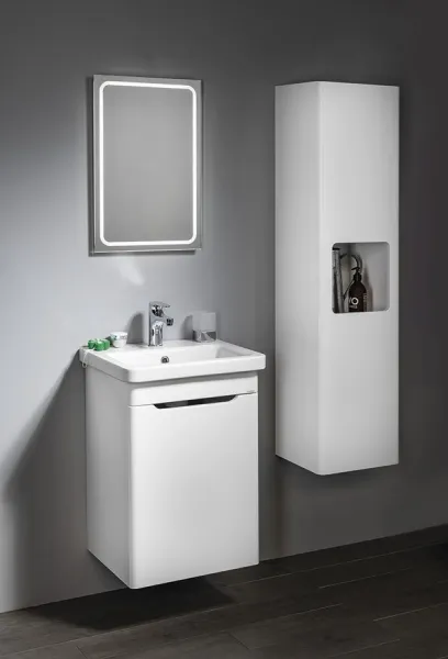 SAPHO - ELLA umývadlová skrinka 46,5x65x38,5cm, 1x dvierka,ľavá, biela EL055-3030