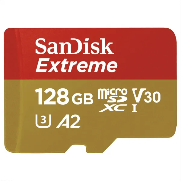 SanDisk Extreme microSDXC 128 GB pre akčné kamery + SD Adapter 170MB/s and 80MB/s, A2 C10 V30 UHS-I 