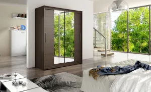 ArtAdrk Šatníková skriňa INESS | 150 cm Skriňa: Is01 / biela