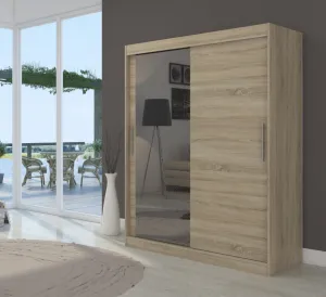 ArtAdrk Šatníková skriňa BIANCO | 150 cm Farba: Biela