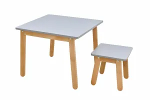 ArtBel Detský set stôl & stolička WOODY Farba: Ružová