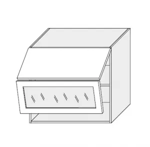 ArtExt Kuchynská skrinka horná, W8BS/80 Aventos WKF Quantum Farba korpusu: Grey