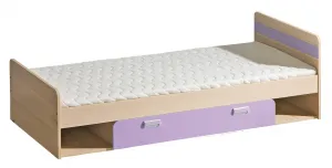 Dolmar Detská posteľ CORNETO L13 | 80 x 195 cm Farba: Biely briliant / dub nash