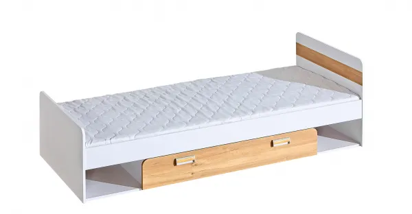 Dolmar Detská posteľ CORNETO L13 | 80 x 195 cm Farba: Jaseň coimbra / zelená