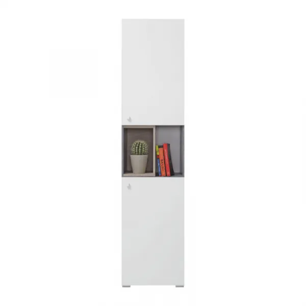 Meblar  Regál SIGMA SI5 L/P Farba: biela/beton