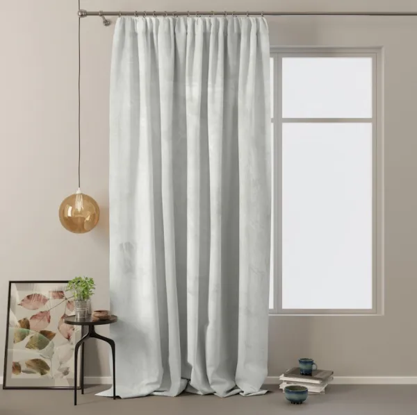 ArtFlhf Tieniaci záves VELVET PLEAT  P | 140 x 270 cm Farba: Silver