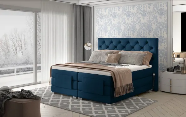 ArtElta Manželská polohovateľná posteľ CLOVER Boxspring | 140 x 200 cm farebné prevedenie: Dora 63