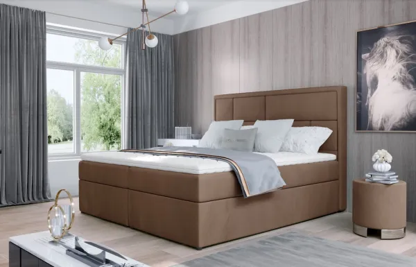 ArtElta Manželská posteľ MERON Boxspring | 140 x 200 cm Farba: Soft 17