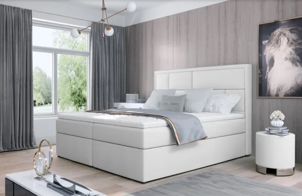 ArtElta Manželská posteľ MERON Boxspring | 160 x 200 cm Farba: Dora 28