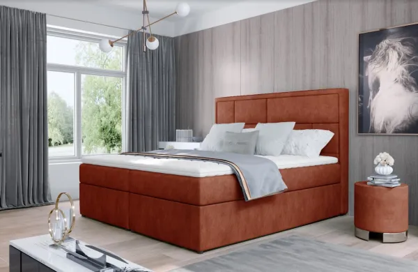 ArtElta Manželská posteľ MERON Boxspring | 140 x 200 cm Farba: Soft 17