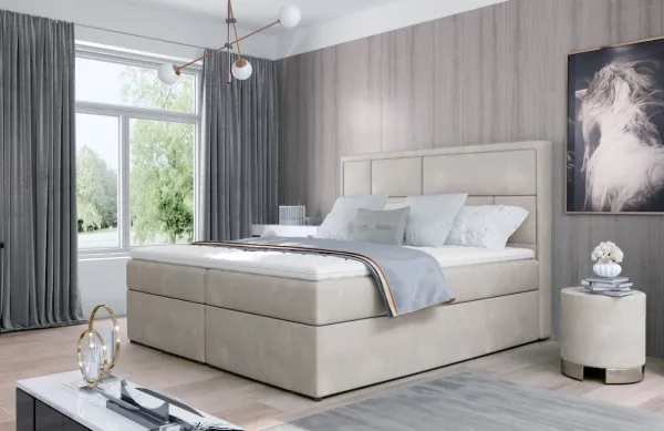 ArtElta Manželská posteľ MERON Boxspring | 160 x 200 cm Farba: Soft 17