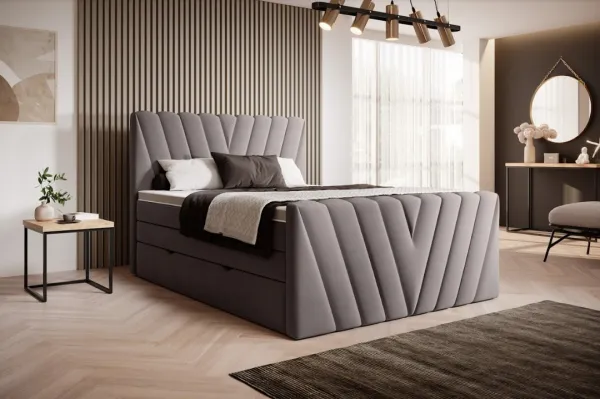 ArtElta Manželská posteľ CANDICE Boxspring | 140 x 200 cm Farba: Poco 07 